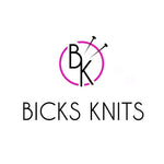 Bicks Knits Handmade Knit Beanie Logo